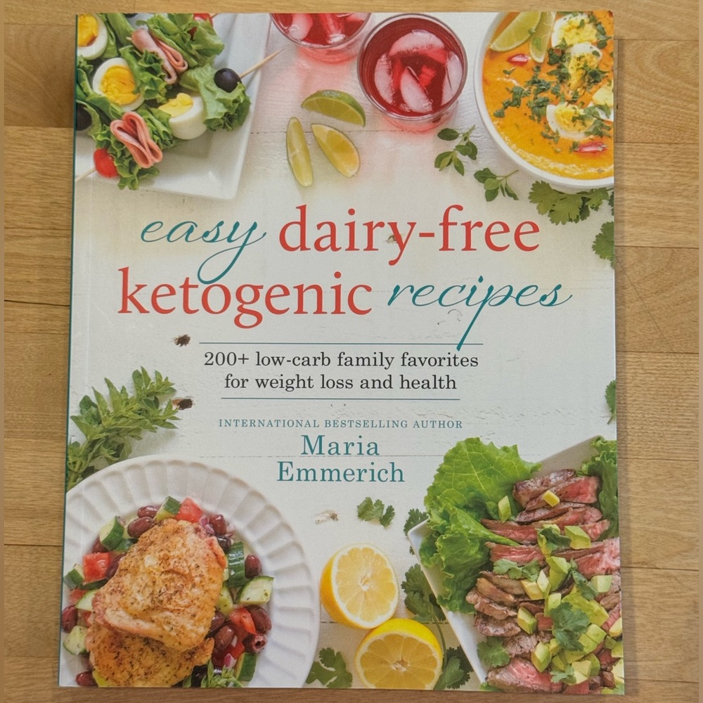 Maria Emmerich Easy Dairy Free Ketogenic Recipes Keto Cookbook